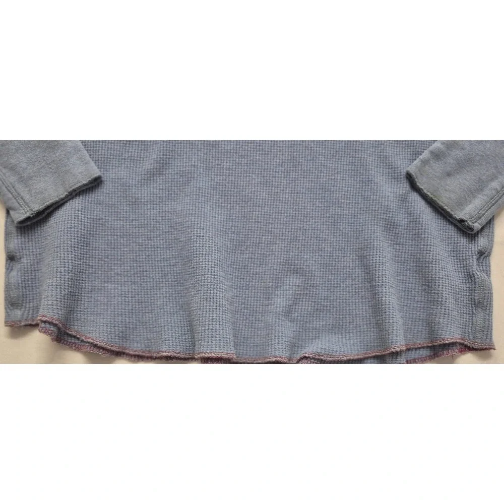 American‎ Eagle men's blue Thermal pullover long sleeve shirt sz. M Cotton